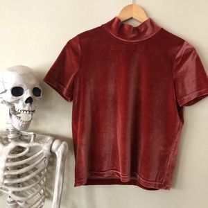Madewell velvet shirt